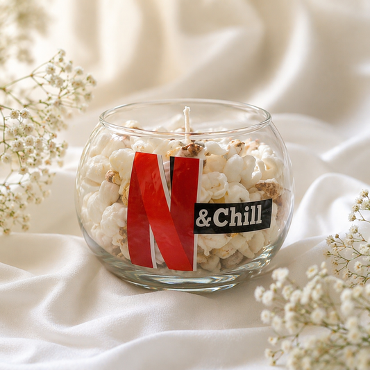 Popcorn candle