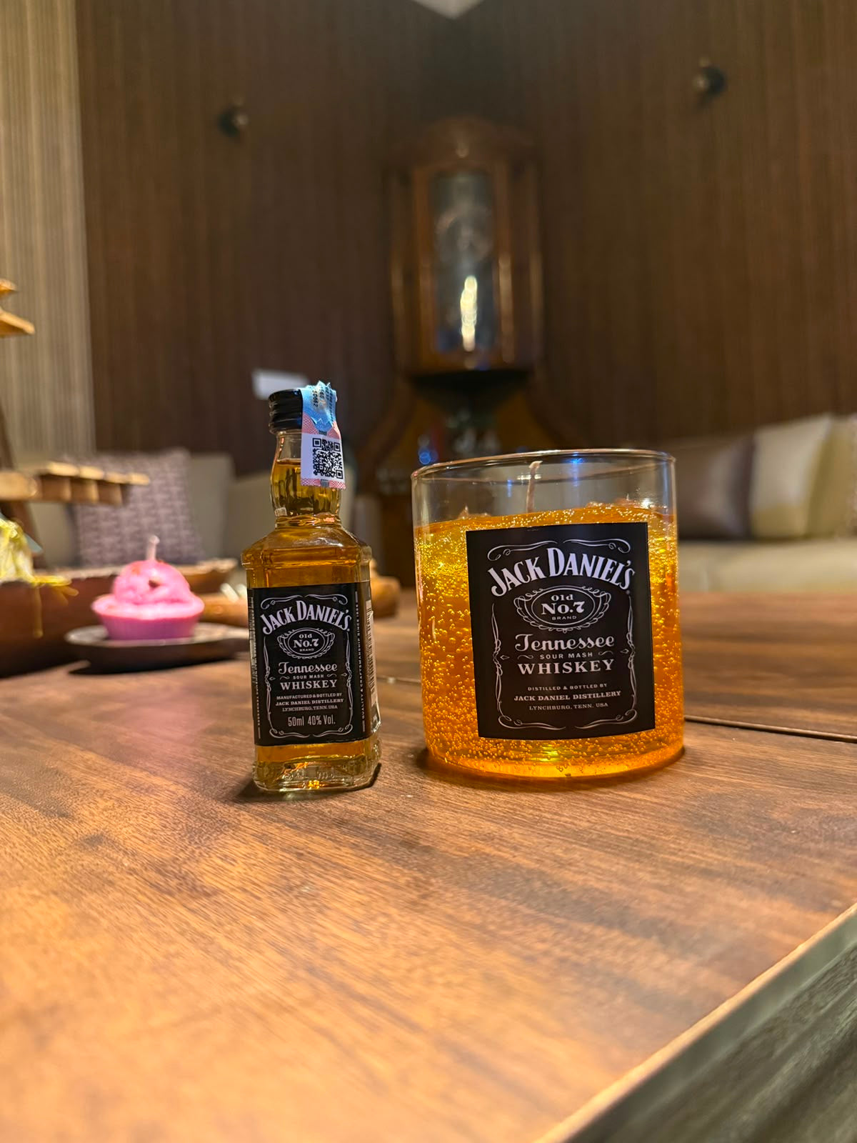 Jack daniel candle