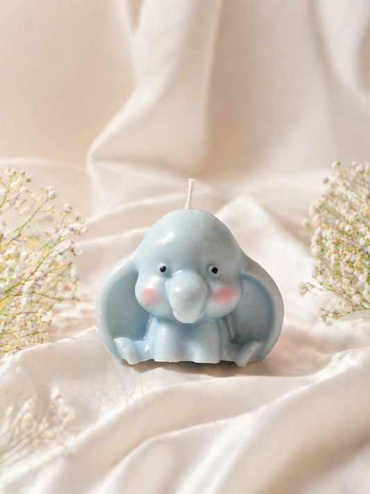 Baby elephant candle