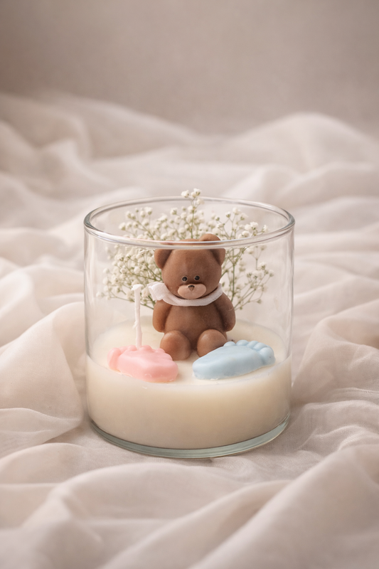 Baby shower candles